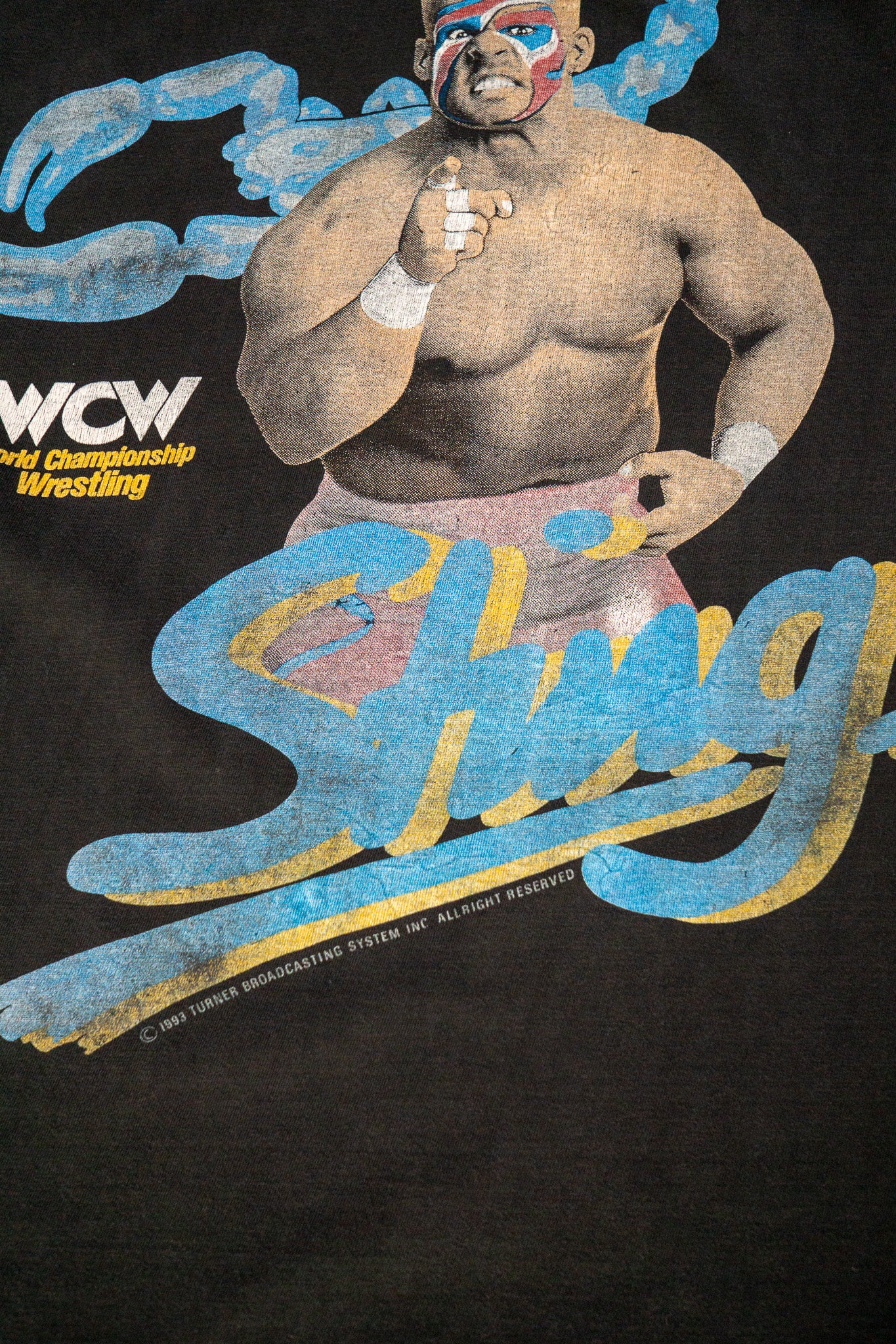 Vintage WWF Single Stitch T-Shirt 'Sting' [1990s] XSmall