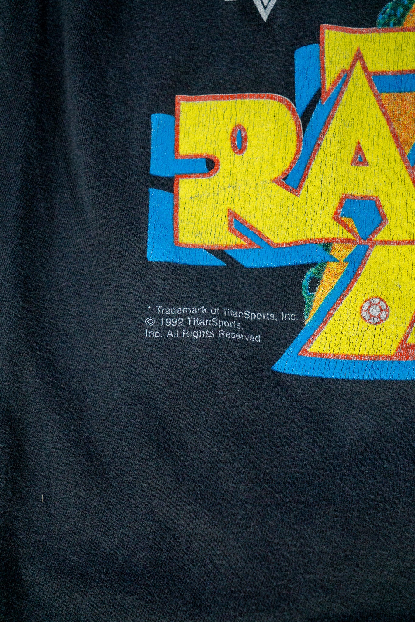 Vintage WWF Single Stitch T-Shirt 'RazorRamon' [1990s] Small