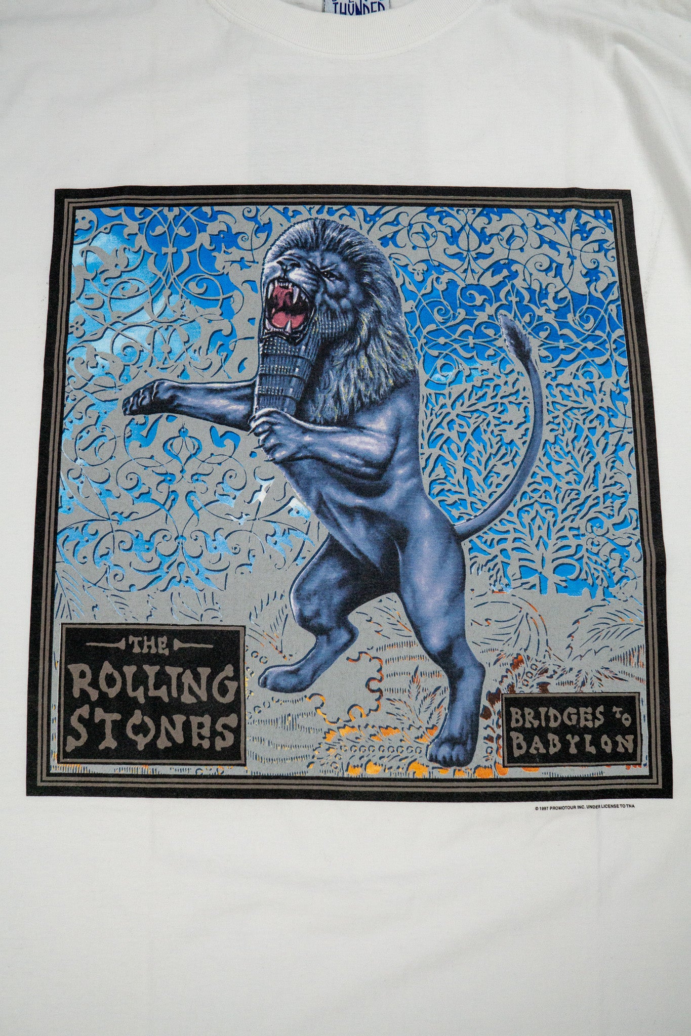 Vintage Blue Thunder Band T-Shirt 'RollingStones' [1990s] XLarge