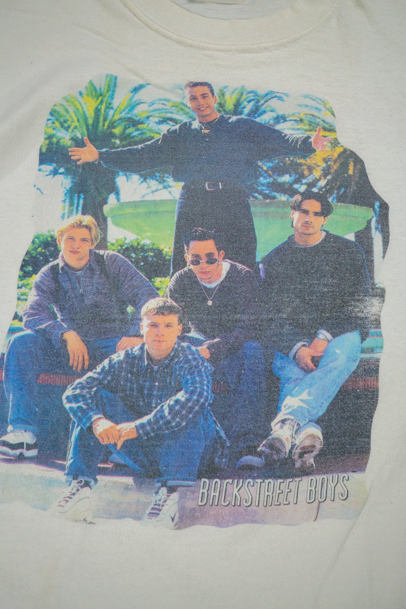 Vintage Promodoro Single Stitch Band T-Shirt 'Backstreet Boys' [1990s] Small