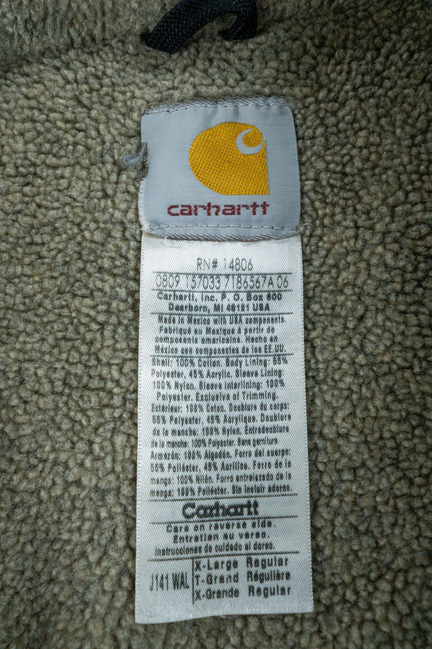 Vintage Carhartt 'Active Jacket' Jacket [2000s] XLarge