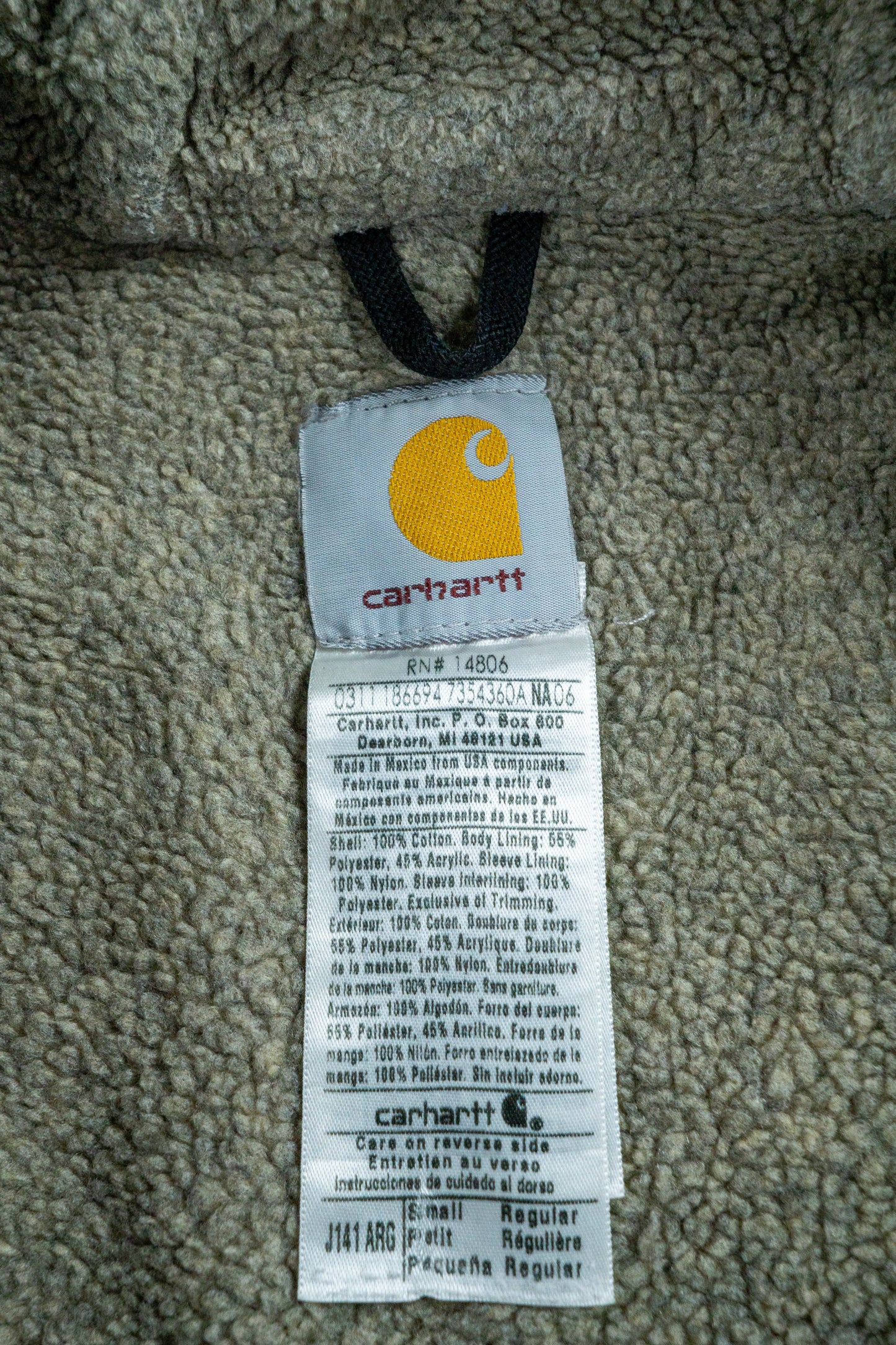 Vintage Carhartt Jacket 'Active Jacket' [2010s] Small