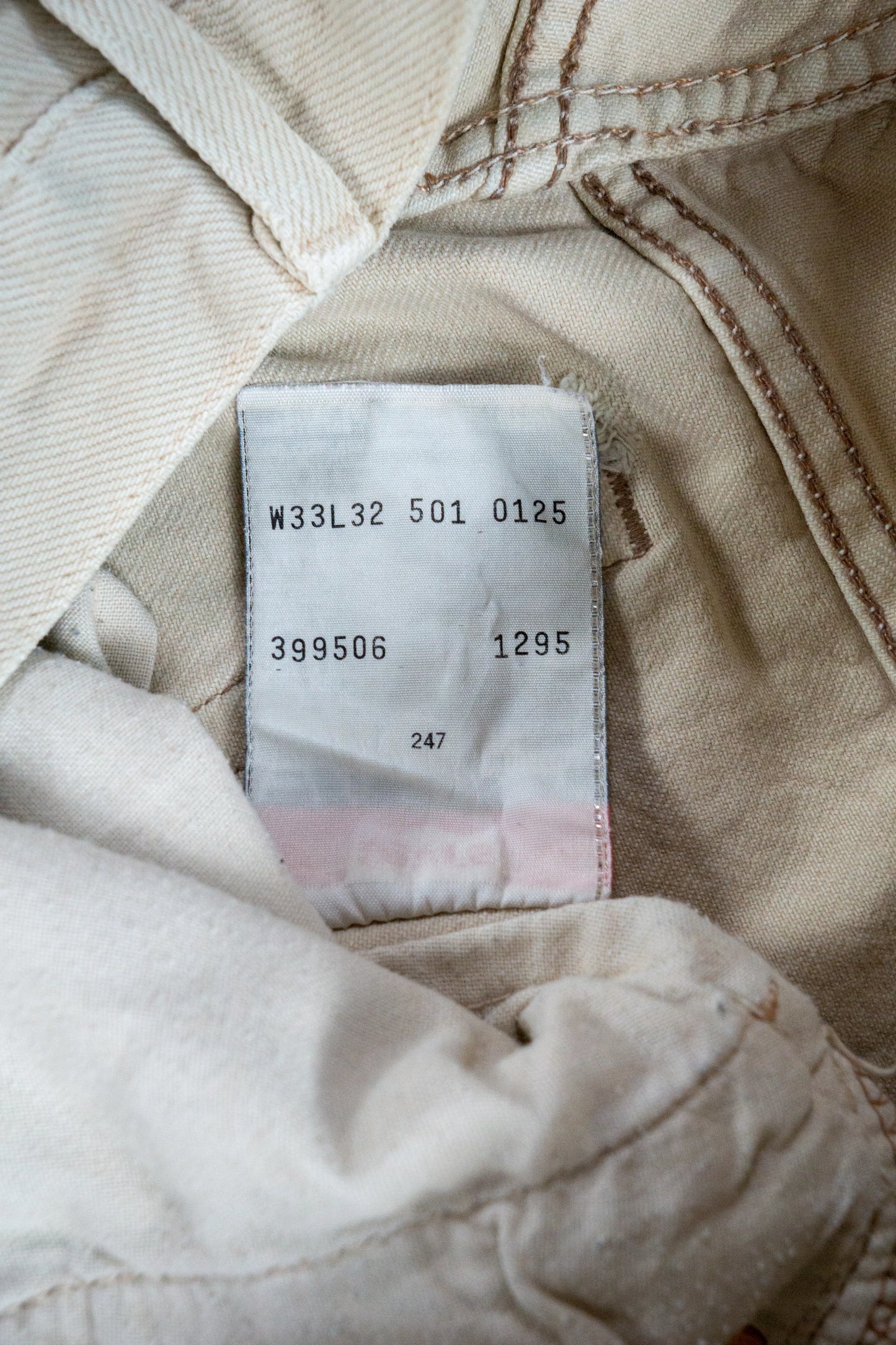 Vintage Levi's '501' Straight Leg Jeans - Workwear [1990er]