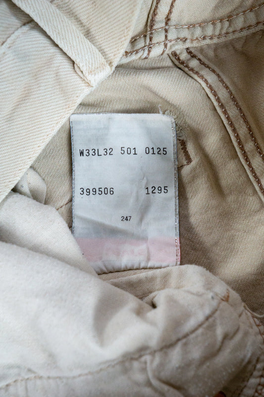 Vintage Levi's '501' Straight Leg Jeans - Workwear [1990er]