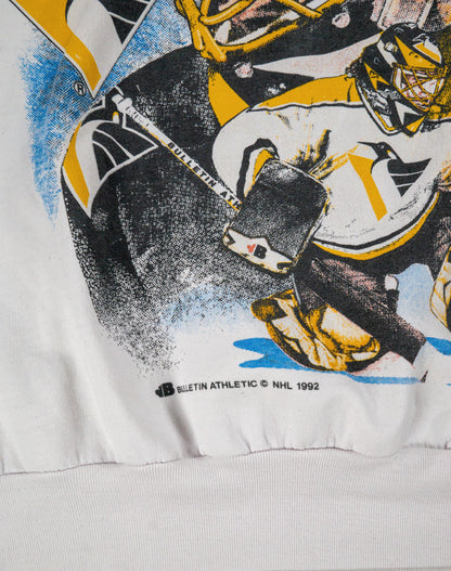 Vintage Bulletin Athletic Sweatshirt NHL 'Pittsburgh Penguins' - Sportswear [1990er]