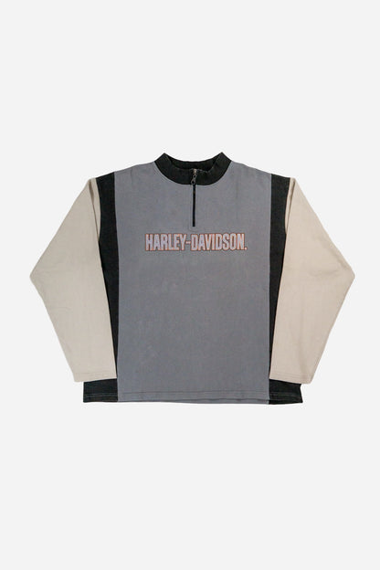 Vintage Harley - Davidson Longsleeve T-Shirt - Sportswear [1990er]
