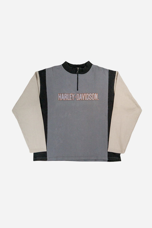 Vintage Harley - Davidson Longsleeve T-Shirt - Sportswear [1990er]