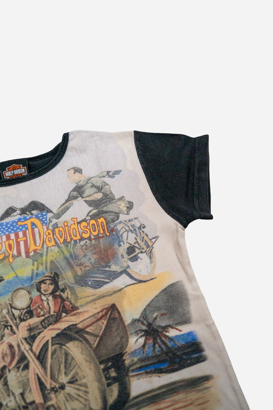 Vintage Harley - Davidson Damen T-Shirt - Sportswear [2000er]