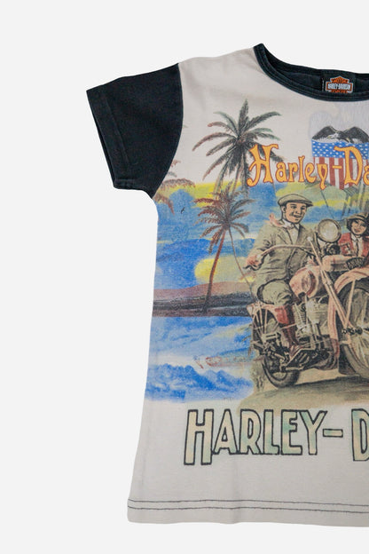 Vintage Harley - Davidson Damen T-Shirt - Sportswear [2000er]