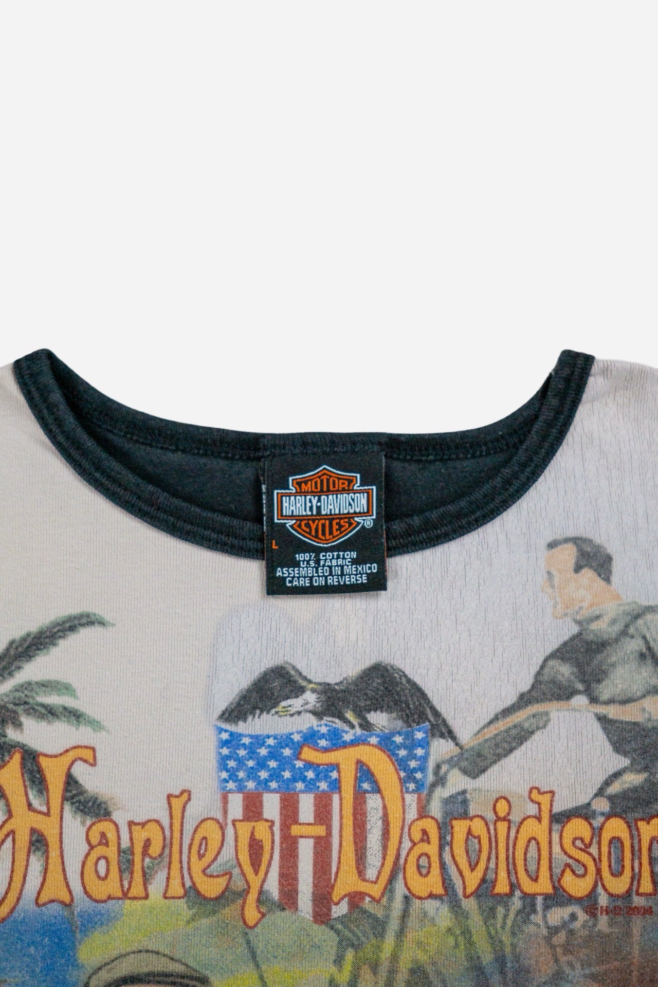 Vintage Harley - Davidson Damen T-Shirt - Sportswear [2000er]