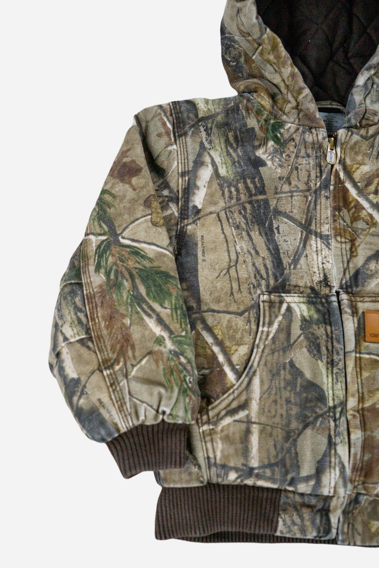 Vintage Carhartt Kinder 'Realtree' 'Active Jacket' Jacke - Military/Camo [2000er]