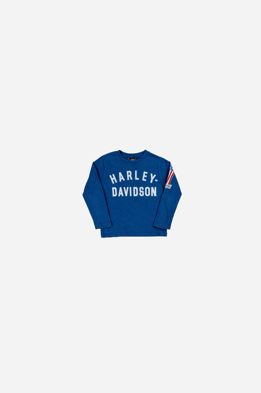Vintage Harley - Davidson Kinder Longsleeve T-Shirt - Sportswear [2010er]
