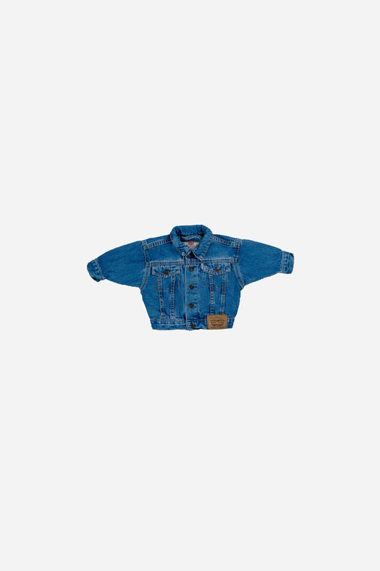 Vintage Levi's Kinder Denim Trucker Jacke - Workwear [1990er]