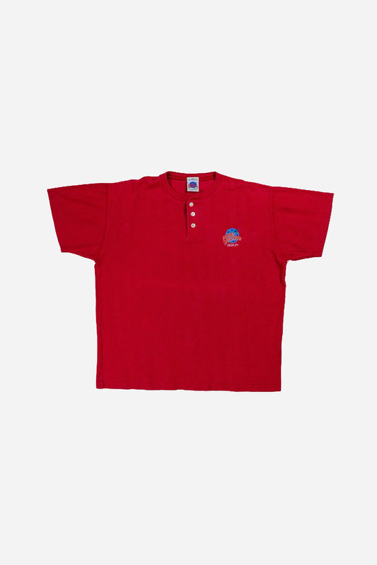 Vintage Planet Hollywood T-Shirt Henley 'Berlin' - Sportswear [1990er]