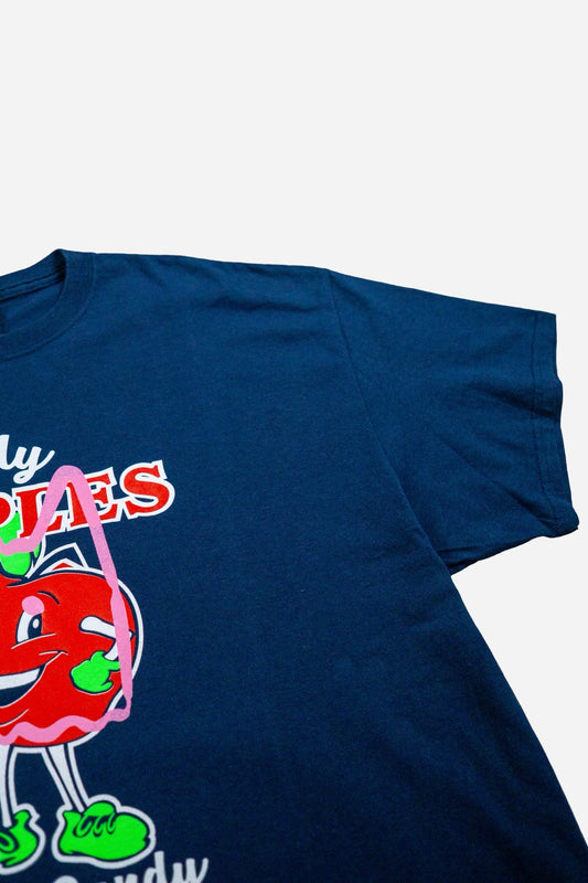 Vintage Gildan Rework T-Shirt 'worldwidelocal' 'Candy Apples' - Sportswear [2010er]