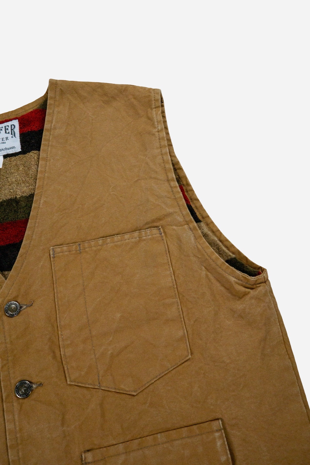 Vintage Schaefer Weste Gefüttert - Workwear [1990er]
