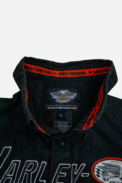 Vintage Harley - Davidson Kurzarm Hemd - Sportswear [2000er]