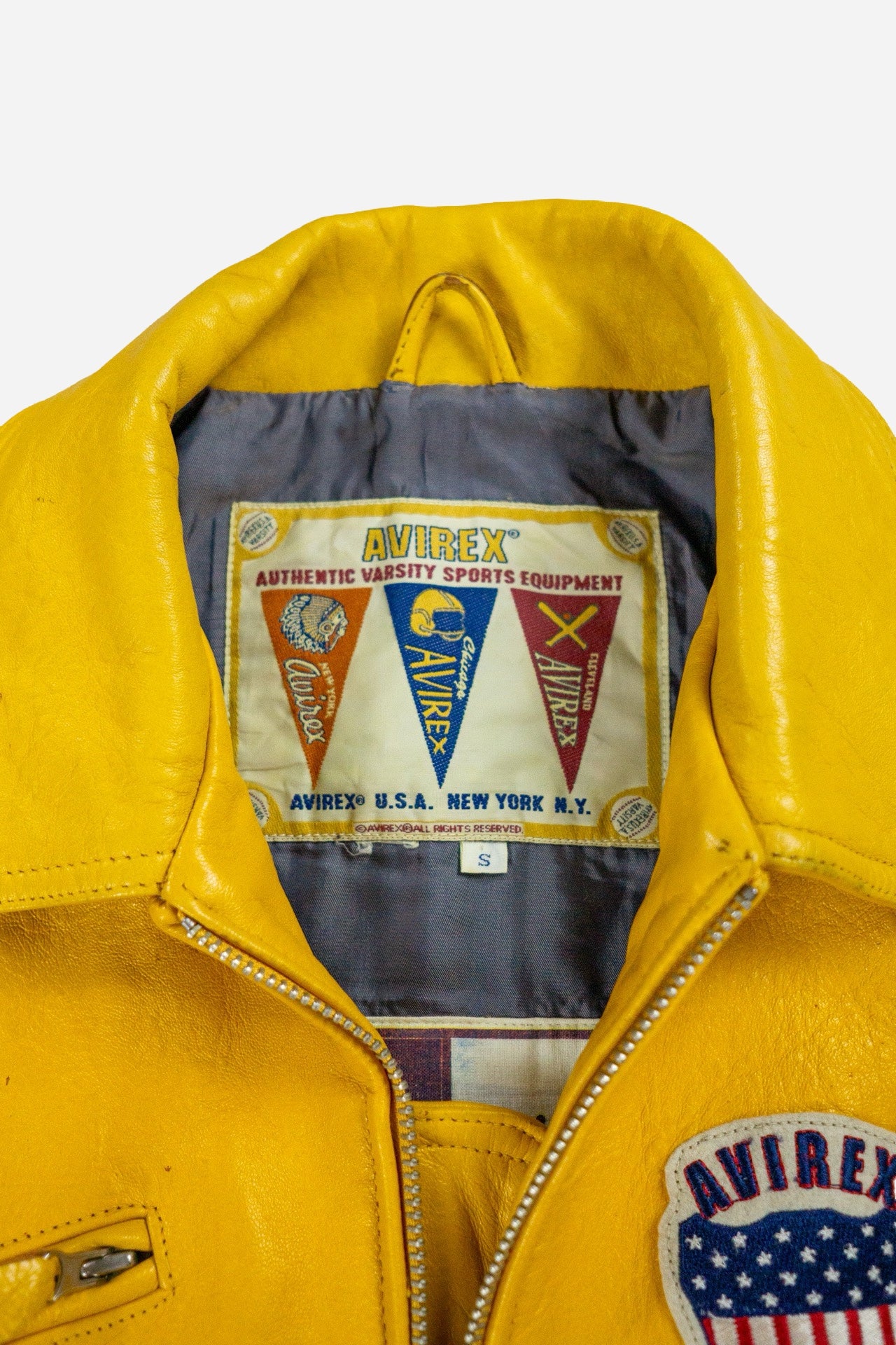 Vintage Avirex Lederjacke - Sportswear [2000er]