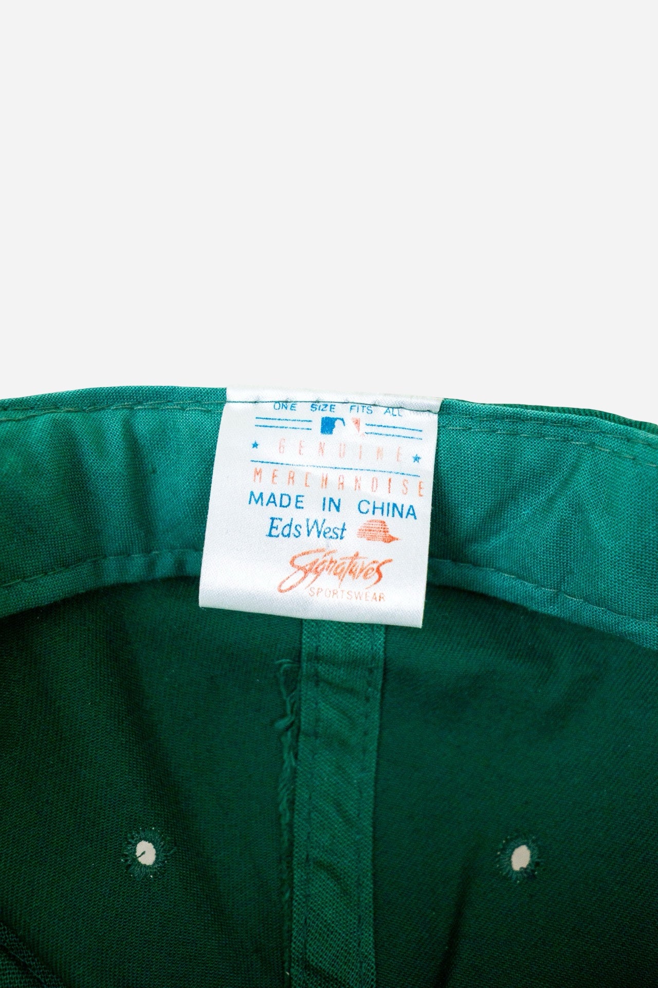 Vintage Signed Cap 'Oakland Athletics [1990s] Adjustable