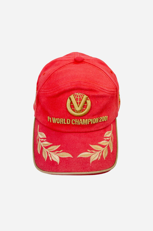 Vintage Schumacher Cap 'World Champ 2001' [2000s] Adjustable
