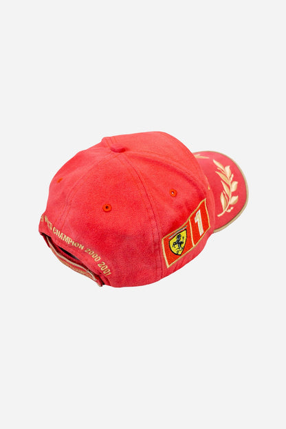 Vintage Schumacher Cap 'World Champ 2001' [2000s] Adjustable
