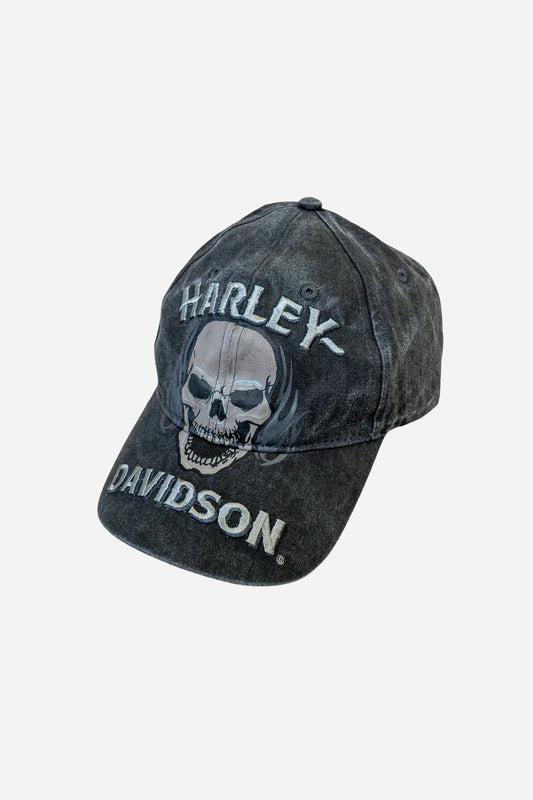 Vintage Harley-Davidson Cap 'Skull' [2000s] Adjustable