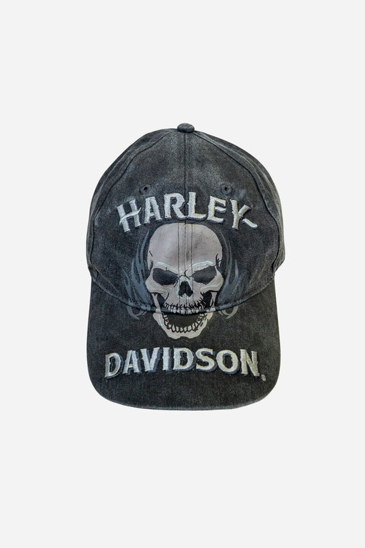 Vintage Harley-Davidson Cap 'Skull' [2000s] Adjustable