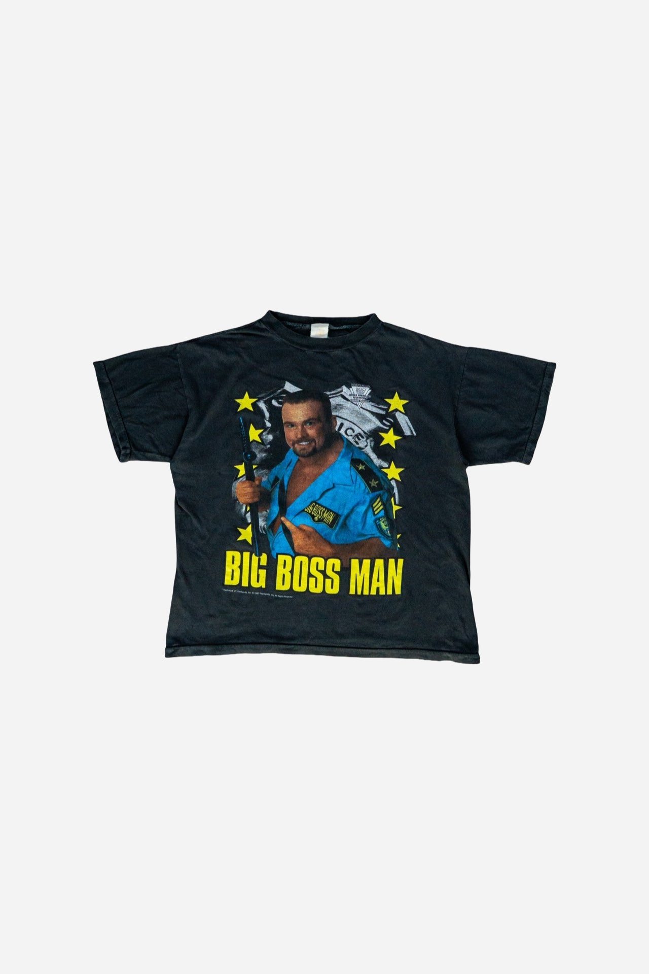 Vintage WWF Single Stitch T-Shirt 'Big Boss Man'[90s] Small