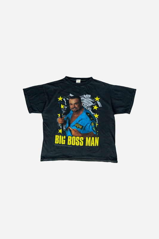 Vintage WWF Single Stitch T-Shirt 'Big Boss Man'[90s] Small
