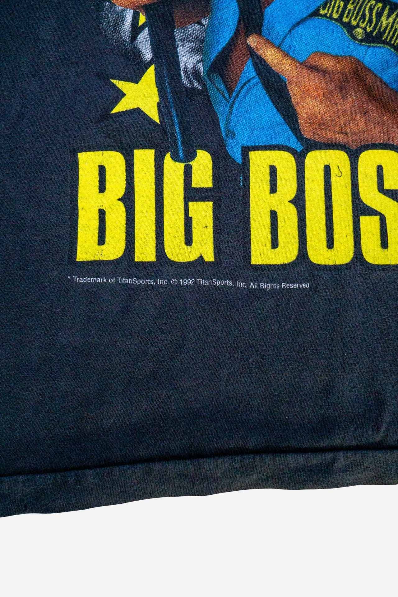 Vintage WWF Single Stitch T-Shirt 'Big Boss Man'[90s] Small