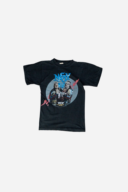 Vintage WWF Single Stitch T Shirt 'NastyBoys' [1990s] XSmall