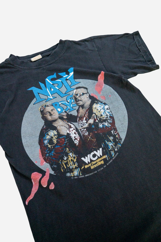 Vintage WWF Single Stitch T Shirt 'NastyBoys' [1990s] XSmall