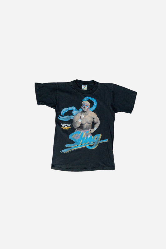 Vintage WWF Single Stitch T-Shirt 'Sting' [1990s] XSmall