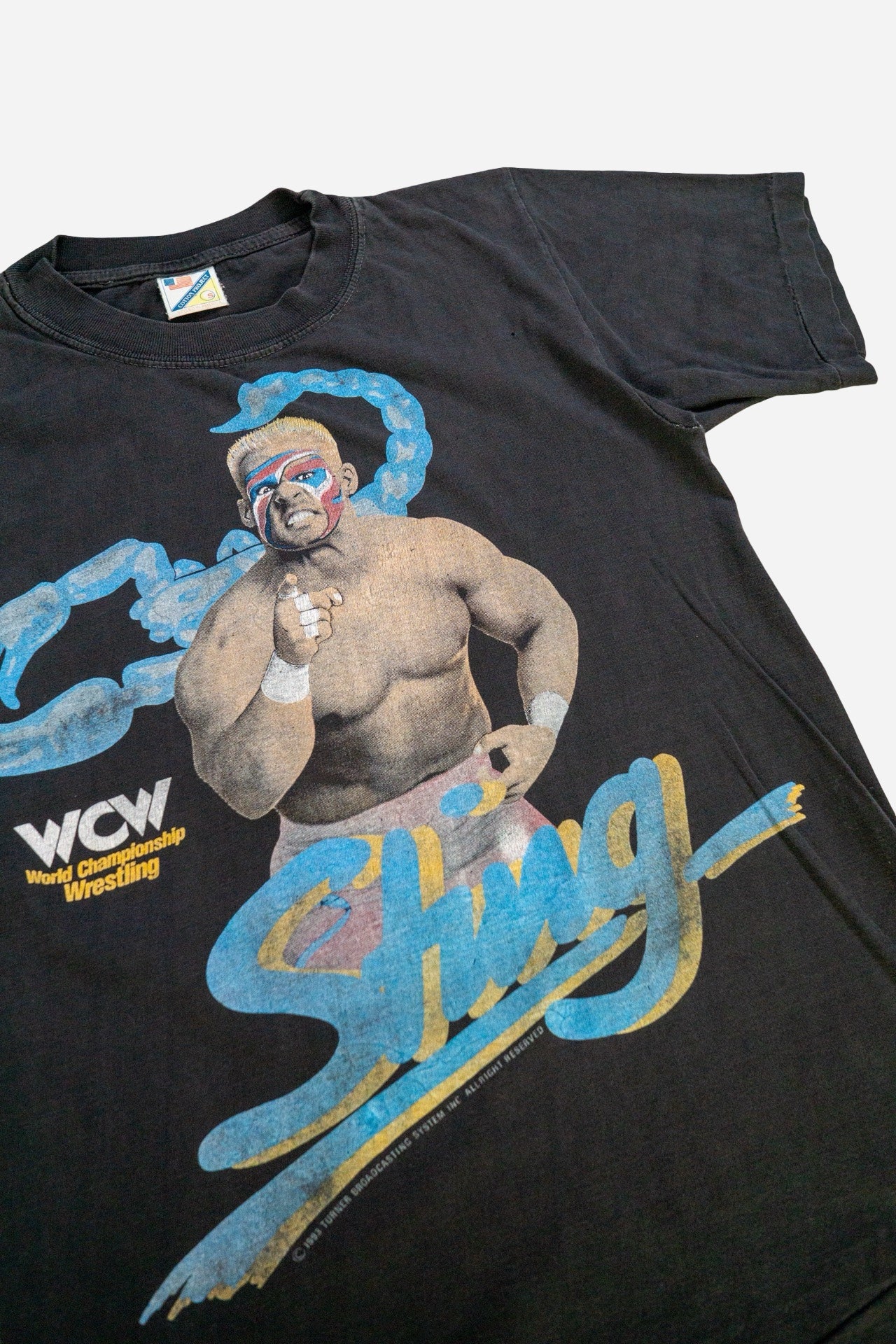 Vintage WWF Single Stitch T-Shirt 'Sting' [1990s] XSmall