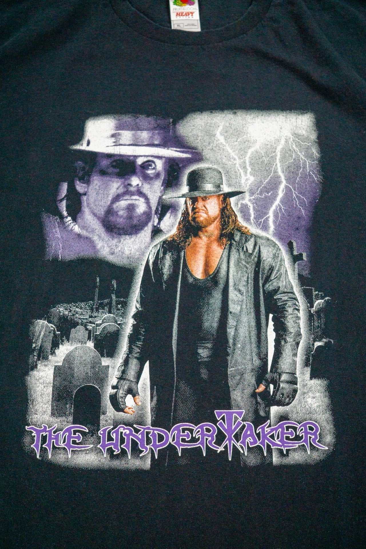 Vintage Fruit Of The Loom WWF Tee 'Undertaker' [2010s] XLarge