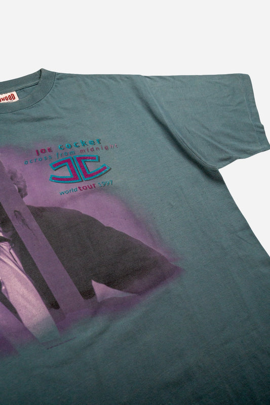 Vintage Redwood Band T-Shirt 'Joe Cocker' [1990s] Large
