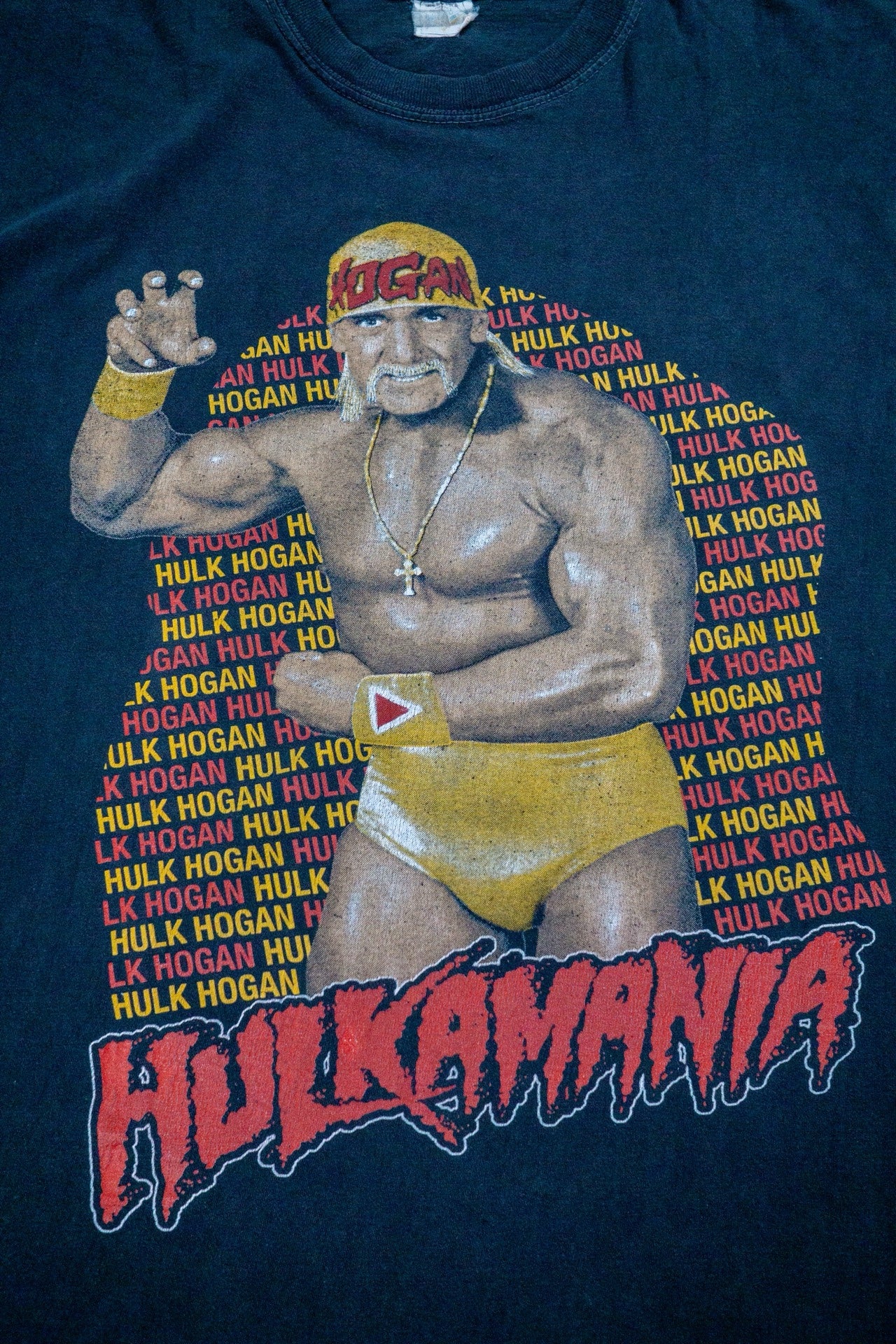 Vintage WWF Single Stitch T-Shirt 'Hulk Hogan'[1990s] Large