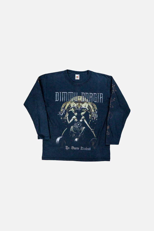 Vintage FOTL Longsleeve Band T-Shirt 'Dimmu Borgir' [2000s] Medium