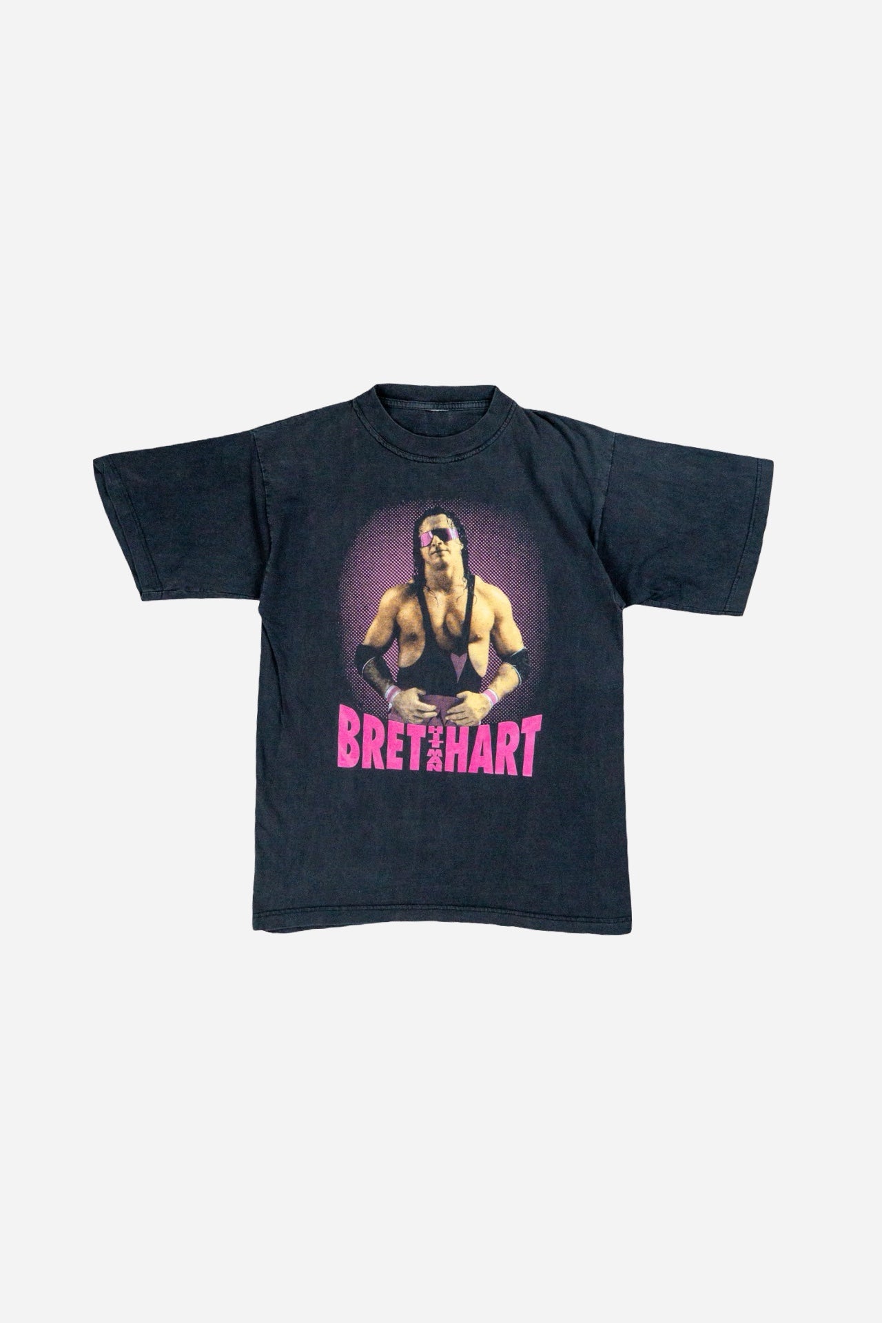 Vintage WWF T-Shirt 'Bret Hitman Hart' [1990s] Small