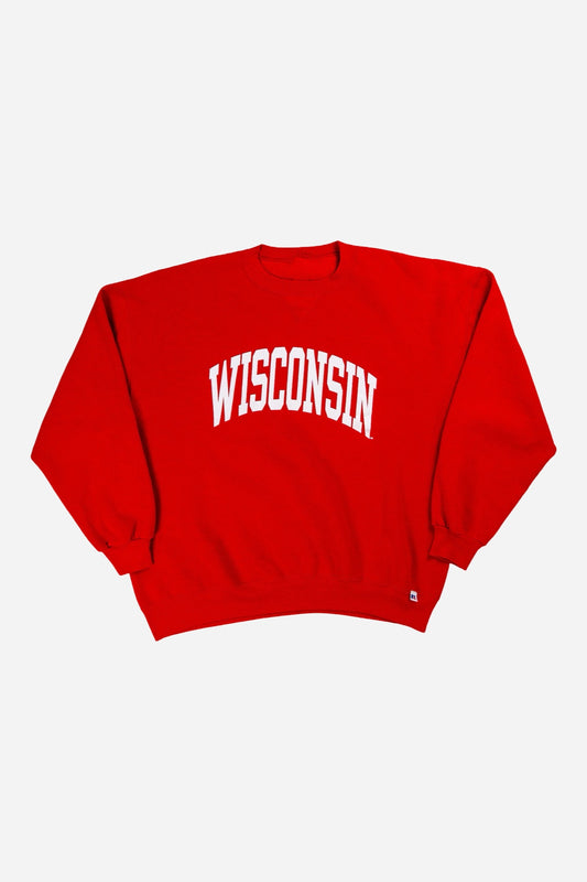 Vintage Russell Athletic Sweatshirt 'Wisconsin' [1990s] XLarge