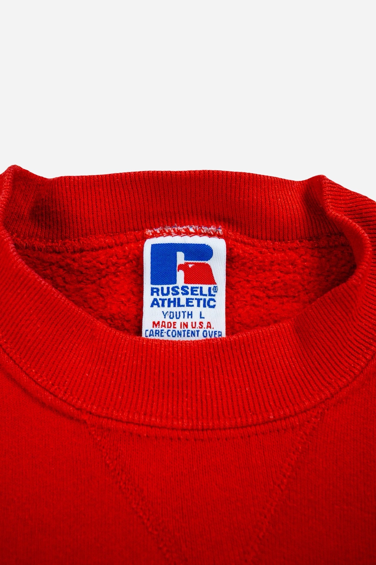 Vintage Russell Athletic Kids Sweatshirt [1990s] Unisex XSmall