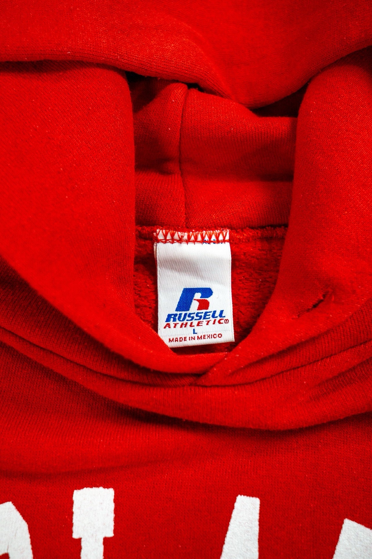 Vintage Russell Athletic Sweatshirt Hoodie 'McClancy' [2000s] Large