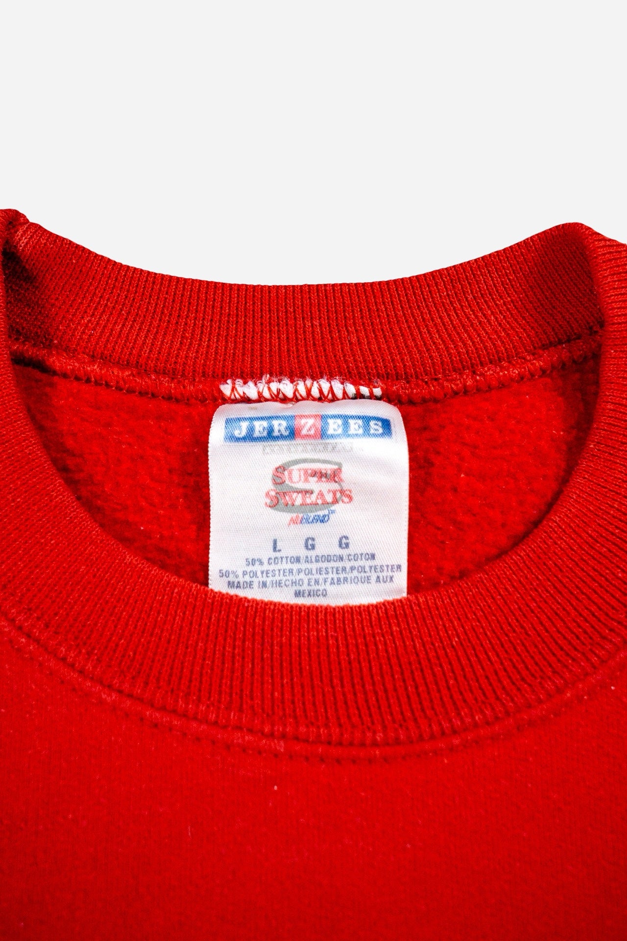 Vintage Jerzees Sweatshirt 'Red & White Maryland' [2000s] Medium