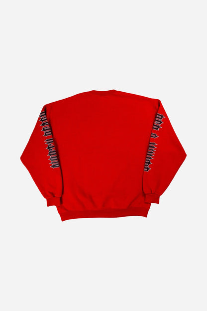 Vintage Jerzees Sweatshirt 'Red & White Maryland' [2000s] Medium