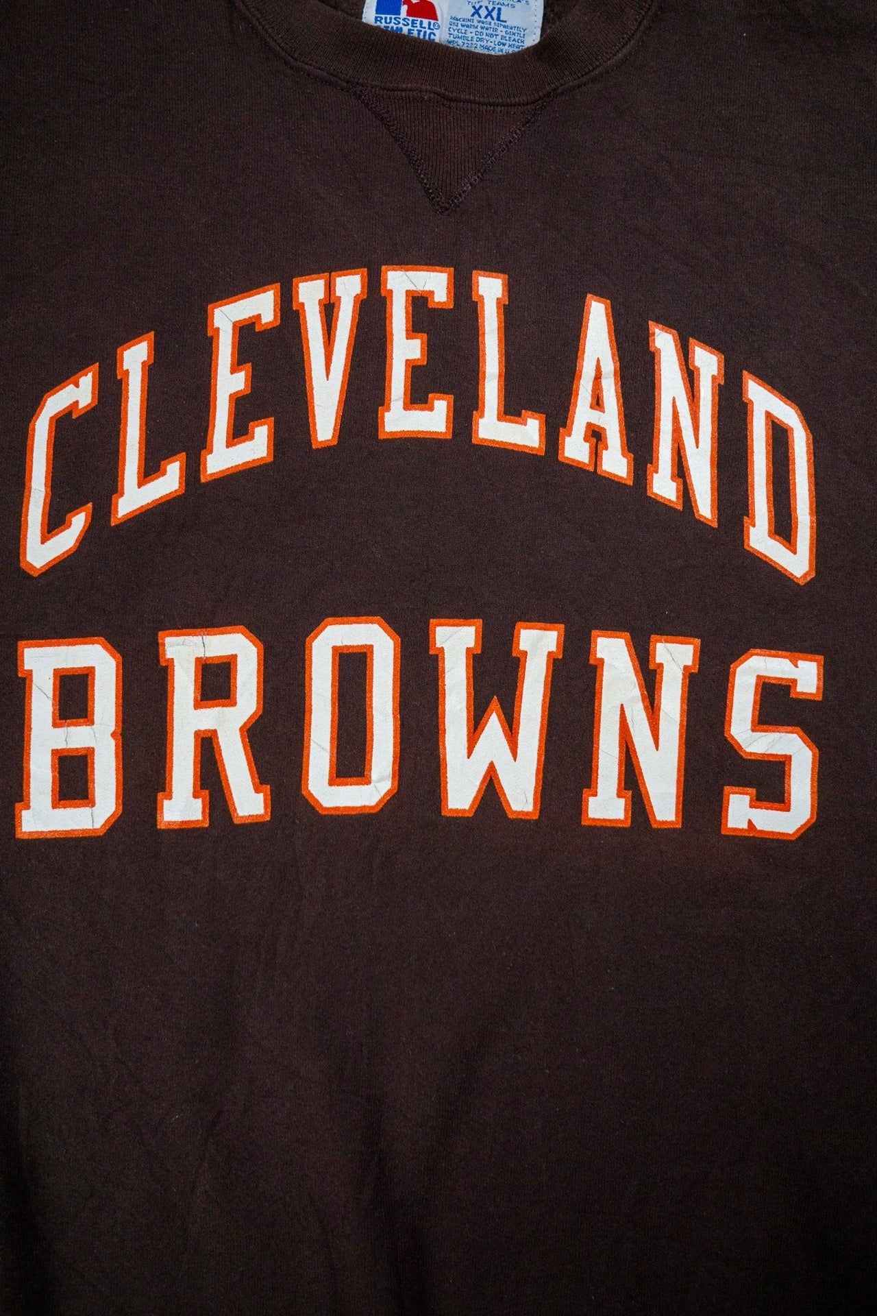 Vintage Russell Athletic Sweatshirt 'Cleveland Browns' [1990s] XLarge