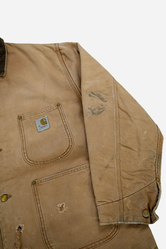 Vintage Carhartt Jacket 'Chore Coat' [1980s] Large