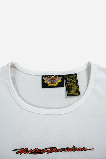 Vintage Harley - Davidson Damen T-Shirt Top - Sportswear [1990er]