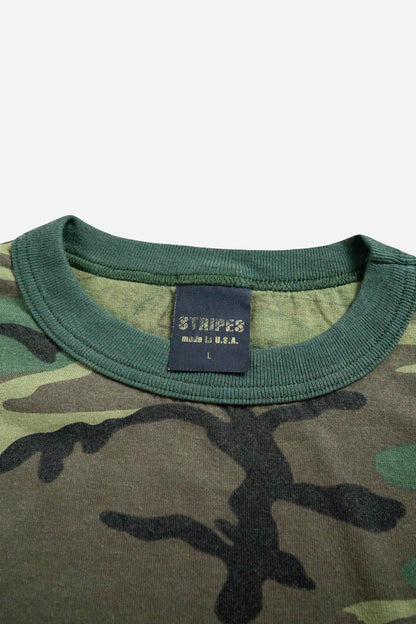 Vintage Stripes Camo T-Shirt - Military/Camo [1990er]