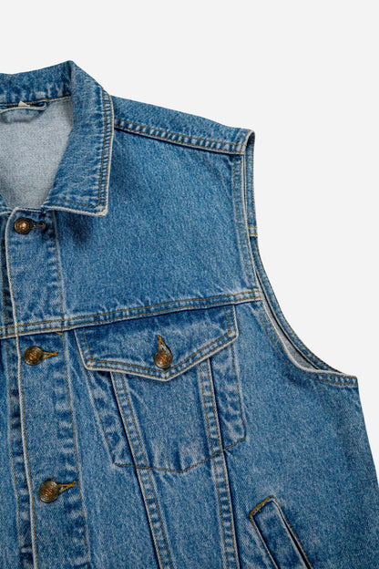 Vintage C&A Denim Weste - Workwear [1990er]