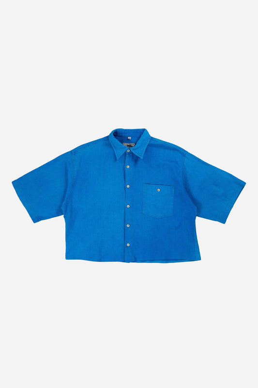 Vintage Le Frog Cropped Shirt Rework [2000s] Small